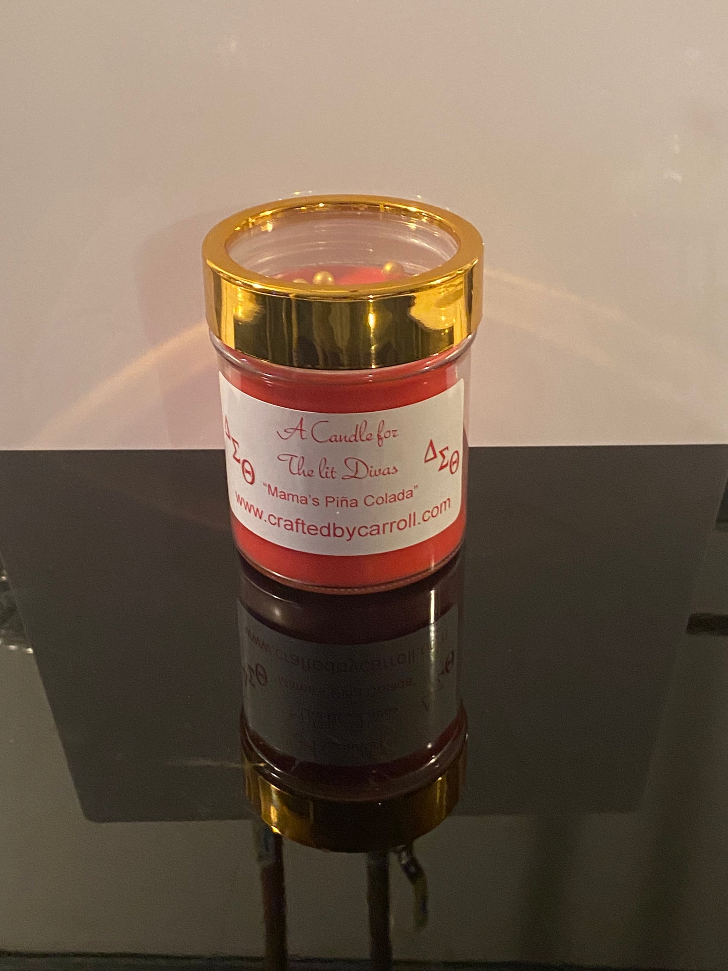 Delta Sigma Theta candle