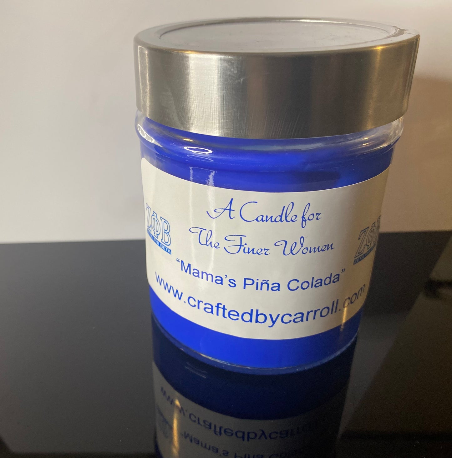 Zeta Phi Beta candle