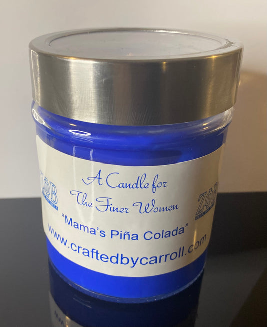 Zeta Phi Beta candle